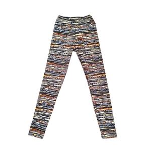 EUC LuLaRoe Tween Leggings with Multicolor Pattern